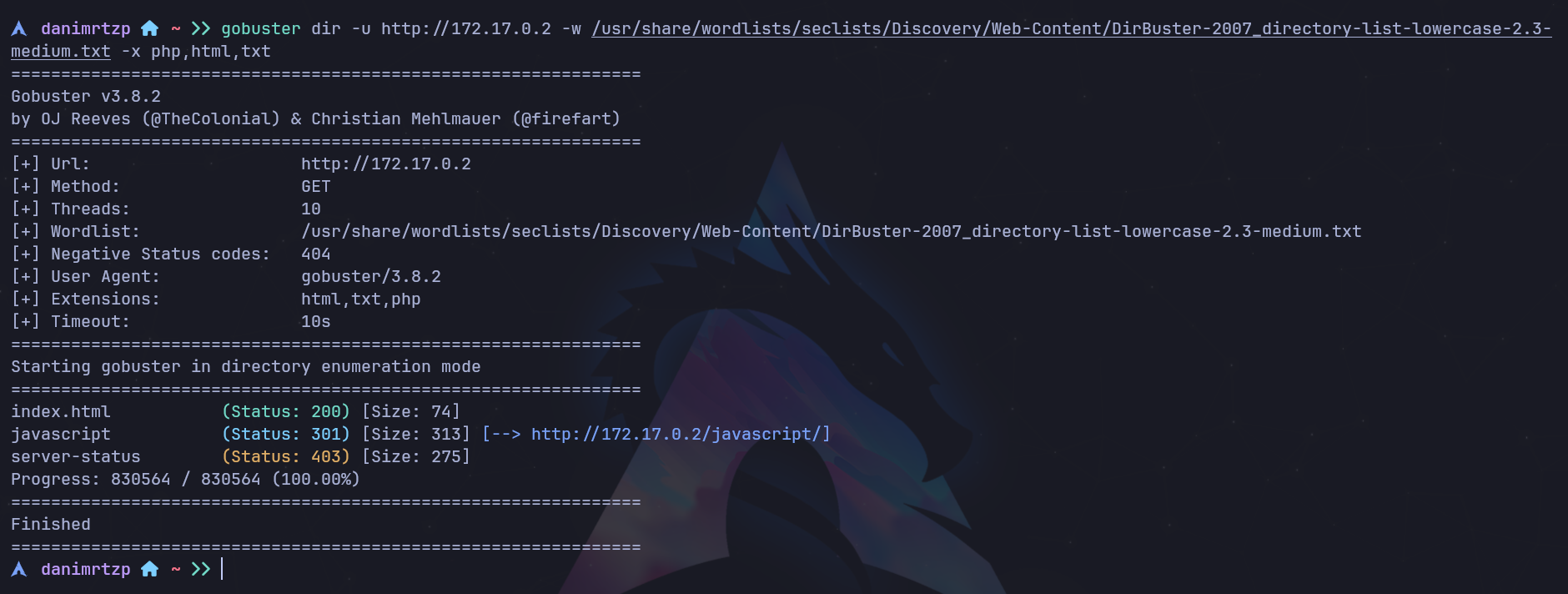 Enumeración Gobuster